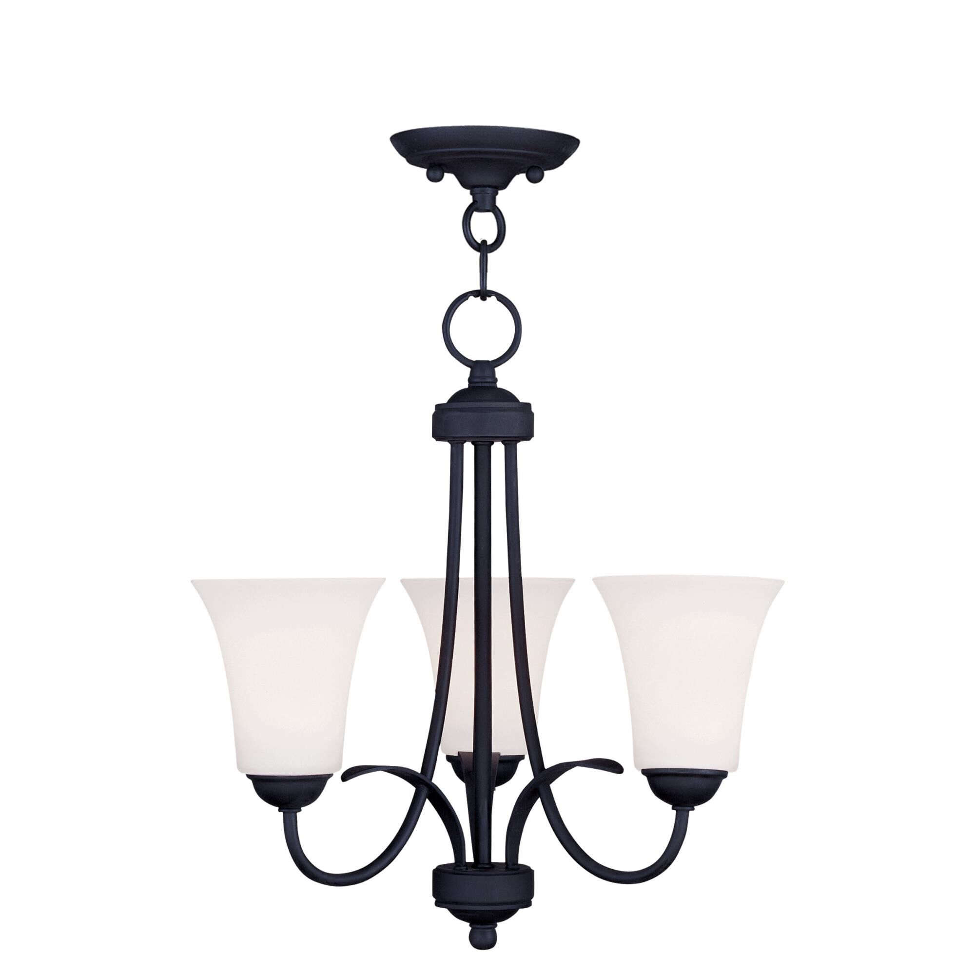 Ridgedale 18 Inch 3 Light Mini Chandelier by Livex Lighting